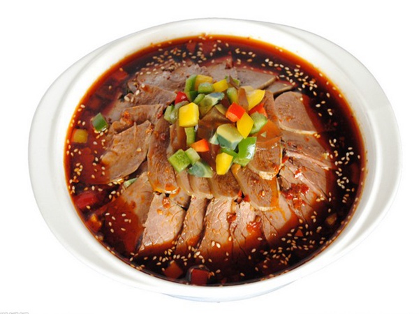 酸辣驴肉片